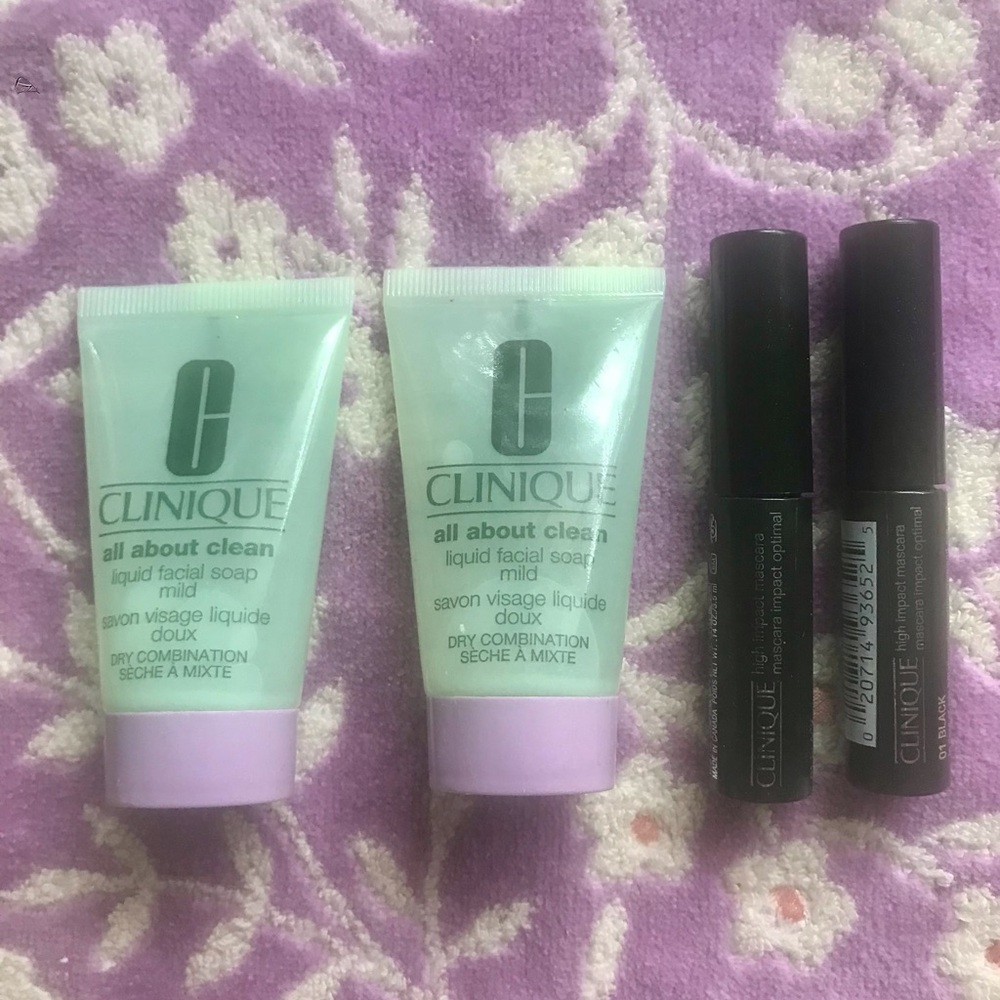Clinique Mascara Mini and All About Clean Liquid Facial Soap Bundle
